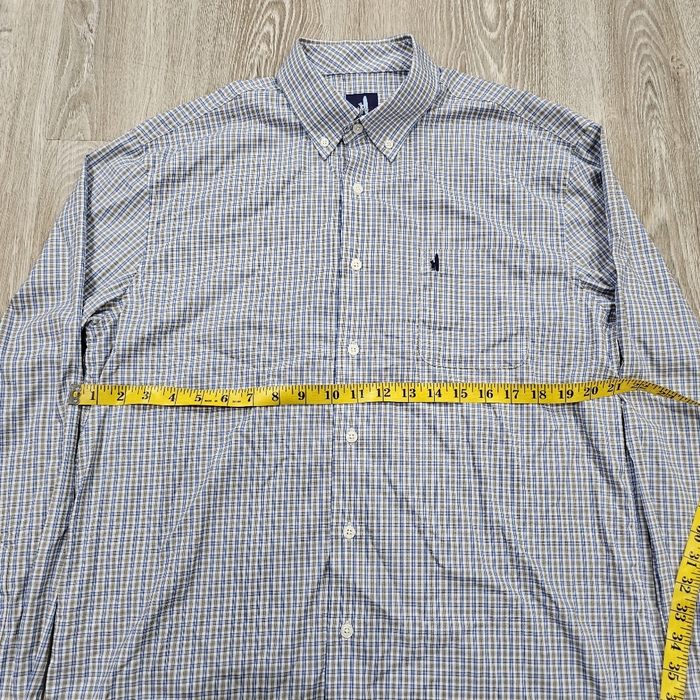 Johnnie-o Men's Blue Checkered Shirt - Picture 7 of 7